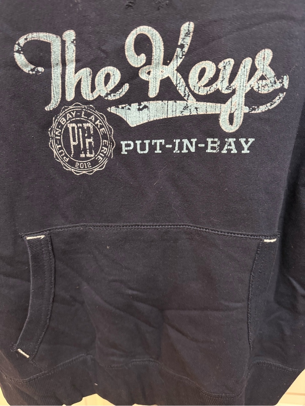 The Keys Put-In-Bay Navy Graphic Pullover Sweatshirt - Picture 3 of 6